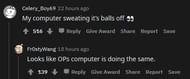 Many computers would not load this build (Image via Reddit)